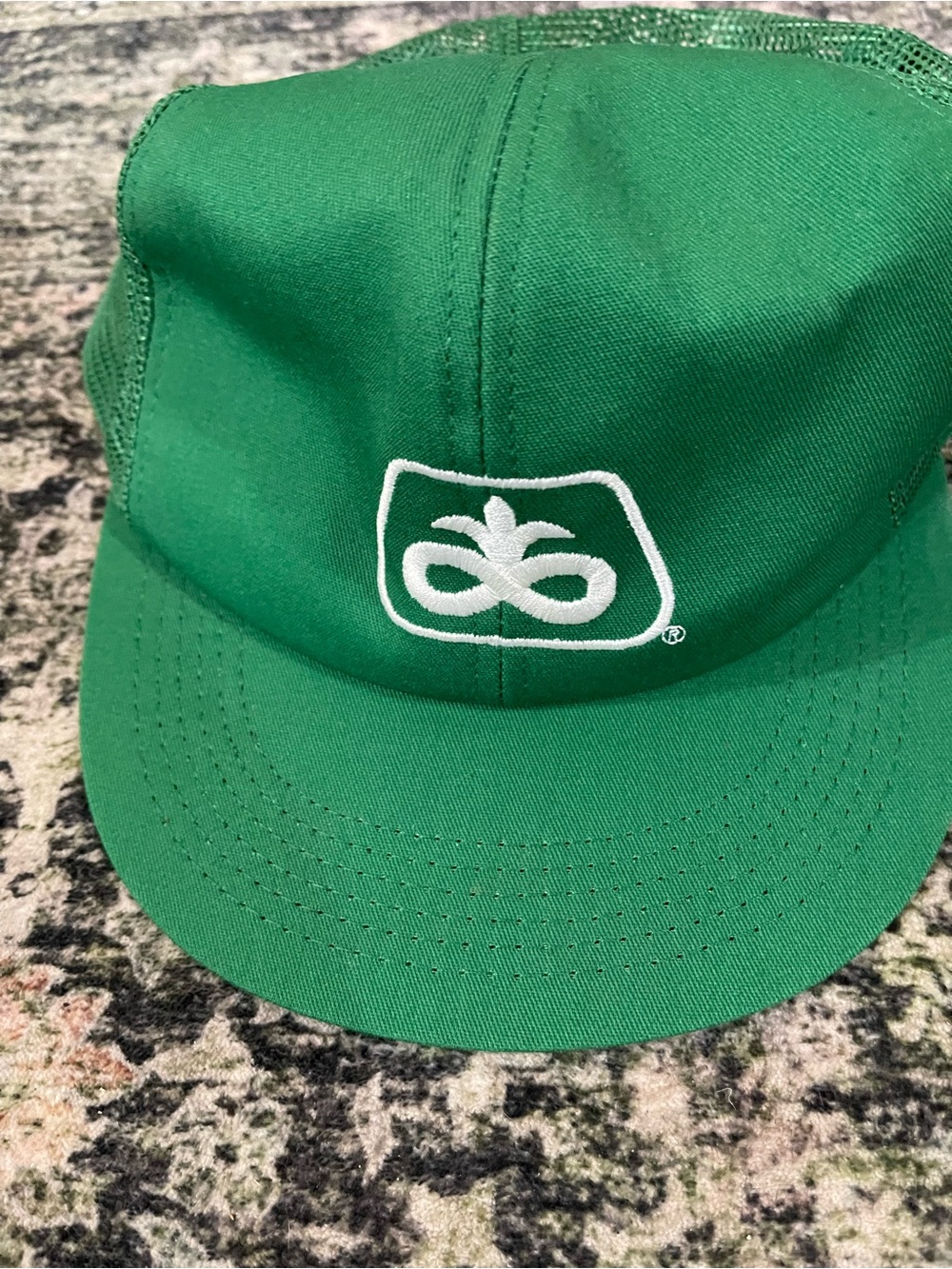 Vintage K Products Cap Hat Pioneer Seed Snapback Mesh Back Trucker made in USA